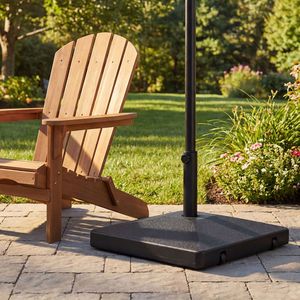 Base per Ombrellone da Esterno Rinforzata da 90 Libbre con 2 Ruote, Base Riempibile per Ombrellone - Product Image 2