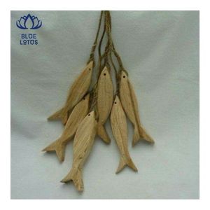 Envío el mismo día: Decoración de pez de madera 2026, madera maciza limpia para decoración de estantes y exhibición, apoyo para masticar y alivio. - Product Image 6