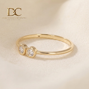 14KT Solid Gold <b>Ring</b> With IGI Certified Lab Grown Diamond Brilliant Round Cut Trendy Wedding <b>Fine</b> Gold Jewelry for Women - Product Image 4