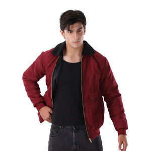 Hot Sale Stylish <b>Winter</b> Outdoor <b>Men</b> Custom Logo Front <b>Waterproof</b> Windproof Breathable Quick Dry Nylon Zip Bomber <b>Jacket</b> - Product Image 2