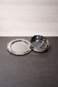 Bol à chocolat en métal classique au design tendance avec plateau pour la maison, l'hôtel, la restauration, la vaisselle, service en gros - Product Image 6