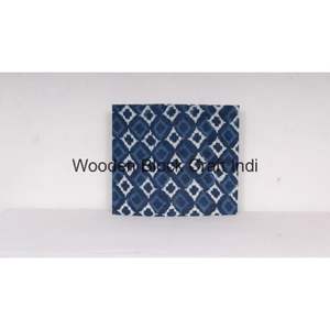 Cubo de basura hexagonal hecho a mano con tapa enrollable, ecológico, con diseño geométrico, nuevo diseño, en stock para el hogar. - Product Image 6