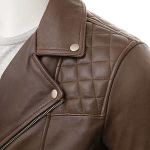 Chaqueta de cuero para hombre al por mayor para la colección de invierno, diseñada a medida con un aspecto elegante, chaqueta de invierno - Product Image 5