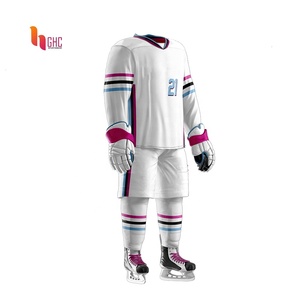 Maglia da Hockey su prato da uomo di alta qualità 100% poliestere traspirante set a squadre sublimazione Hockey su ghiaccio uniforme - Product Image 2