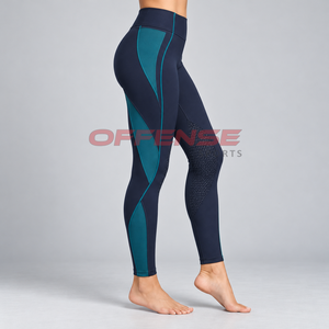 Pantalones de equitación para mujer diseñados con tela elástica, ajuste cómodo y costuras duraderas para el entrenamiento ecuestre diario. - Product Image 2