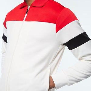 Conjunto Deportivo de Hombre con Sudadera con Cremallera Completa y Pantalones Jogger de Nailon y Poliéster, con Logotipo Personalizado, Ropa Deportiva Sólida para Exteriores - Product Image 5