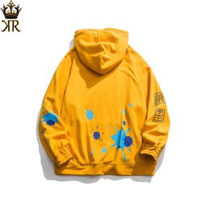 Sudadera con Capucha Vintage Desgastada con Logotipo Impreso DTG Personalizado del Fabricante, Sudadera de Algodón Grueso Lavada al Ácido y Decolorada por el Sol - Product Image 4