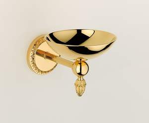 Jabonera metálica decorativa simple para el área del lavabo del baño con diseño de drenaje para ayudar a que el jabón se seque rápidamente - Product Image 3