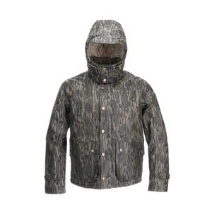 Veste de chasse camouflage pour homme, manches longues, imperméable, softshell d'hiver avec capuche et fermeture à boutons - Product Image 4