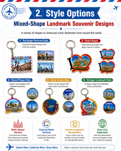 Llavero de Resina de Recuerdo, Venta al por Mayor, Logotipo Personalizado, Epoxi, Regalo de Viaje, Proveedor de Llaveros - Product Image 5