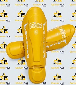 Espinilleras Fairtex de Primera Calidad para Muay Thai, Ligeras y Duraderas, para Competencia de Kickboxing, Espinilleras de Cuero Genuino para Entrenamiento - Product Image 2