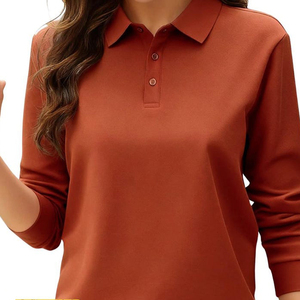 Chemise de sport d'été pour femmes, style décontracté confortable, tricotée, séchage rapide, anti-boulochage, manches courtes, polos d'entraînement - Product Image 5