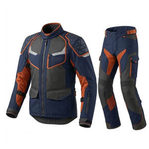 Combinaison textile pour moto pour homme, équipement de conduite durable, coupe confortable, tenue de moto pour les longs trajets - Product Image 1