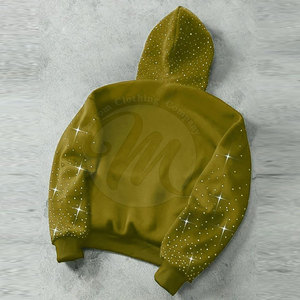Servicio OEM, Sudaderas con Pedrería de Diseño Exclusivo, Ligeras, Color Personalizado, Sudaderas con Pedrería para Venta en Línea - Product Image 2