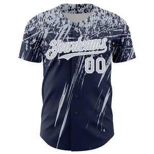 Maillot de baseball personnalisé en coton biologique 100% avec col en V, entièrement boutonné, antibactérien, logo frontal, OEM - Product Image 2