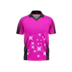 Maillot de cricket personnalisé pour garçons, haute qualité, logo imprimé sur mesure, respirant, séchage rapide, 100% polyester, prix de gros abordable - Product Image 5