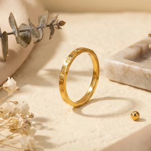 Luxury Geometric Stainless Steel <b>Ring</b> for Women 304 Waterproof Non Tarnish Fashion Jewelry Trendy <b>Statement</b> <b>Rings</b> Wholesale - Product Image 2