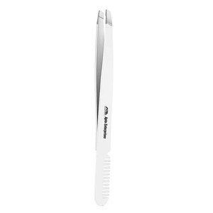 Stainless Steel Eco-Friendly Design for Precise Facial Beauty Care Eyebrow Grooming Kit for Women Men Slanted Tip Tweezers Set - Product Image 4