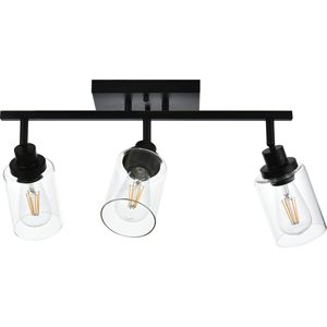 Kit di Illuminazione a Binario Nero Opaco a 3/4/5 Luci, Apparecchi di Illuminazione per Bagno e Faretti da Soffitto per Corridoio, Portico, Ingresso, Bagno, Ripostiglio - Product Image 6