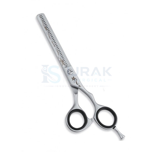 Ciseaux professionnels pour la coupe des cheveux, en acier inoxydable, pointe acérée, pour droitiers, manche long, outils de salon - Product Image 1