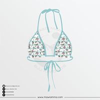Bikini floral sexy 2 pièces à succès – Maillot de bain triangle prix usine, design personnalisé par sublimation, impression frontale, tenue de plage sur mesure