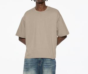 Mens Oversized Boxy Fit Sports Boxy Fit box Cut T-Shirts Summer Outdoor Vintage Loose Fit Oversize Wear T-Shirt By Cumbre Sports - Product Image 4