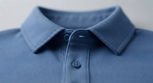 เสื้อโปโลสีน้ำเงิน แขนสั้น คอปก แบบสวม ผู้ชาย ลำลอง ชุดยูนิฟอร์ม - Product Image 4