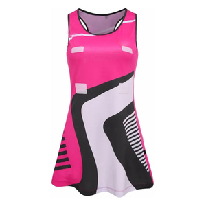 Tenue de netball pour femme, vêtements de sport d'été absorbant la transpiration, uniforme décontracté ajusté pour le fitness - Product Image 5
