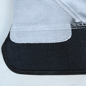 Guantes de aparejo de cuero dividido de grado A para trabajo pesado Guantes de trabajo duraderos para construcción Industrial y elevación pesada Directo de fábrica - Product Image 3