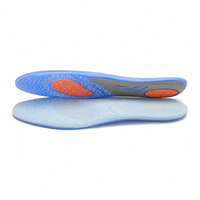 Semelles intérieures de sport en gel TPE trois couleurs pour hommes et femmes, avec coussinets respirants et amortissants pour chaussures de basketball et d'entraînement