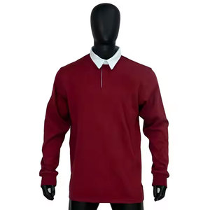 เสื้อรักบี้แฟชั่นล่าสุดสำหรับกีฬา สไตล์ยอดนิยม ขายส่ง เสื้อรักบี้แบบยูนิเซ็กซ์ พร้อมบริการสกรีนโลโก้ตามสั่ง - Product Image 1