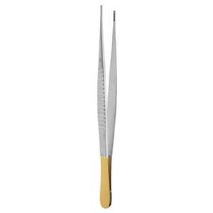 TC Debakey Needle <b>Holder</b> Tissue Forceps 20cm 8 Inch Manual Surgical Instrument Set with Tungsten Carbide Tip - Product Image 1