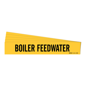 Brady Flexible Polyester Pipe <b>Marker</b> for Boiler Feedwater in Industrial and Power <b>Plant</b> Piping - Product Image 1
