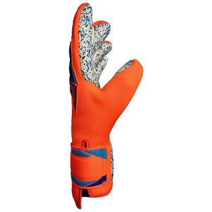Guantes de portero profesionales de marca con protección para los dedos, guantes de portero de fútbol de látex, con cordones personalizados. - Product Image 5
