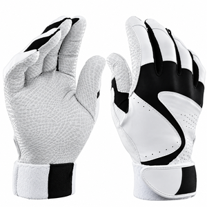 New Design Top Selling High Quality Breathable Adult Men Baseball Batting Gloves Leather Eco-Friendly Custom Logo - Product Image 5