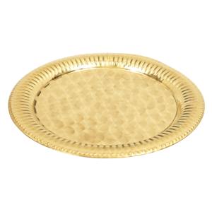 Placa de latón de diseño hecha a mano para cocina y comedor Artículo de decoración elegante para el hogar-Placa única - Product Image 1