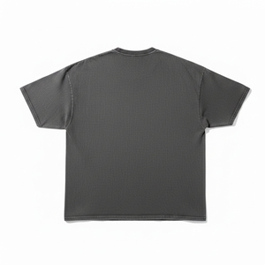 เสื้อยืดโอเวอร์ไซส์คุณภาพแบรนด์หรูสำหรับผู้ชาย ผ้าฝ้าย 100% แบบเรียบ สตรีทแวร์ ฮิปฮอป เสื้อยืดแขนสั้นฤดูร้อน ขายส่ง - Product Image 4