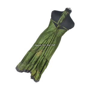 Sari de Seda Vintage Estilo Boho Indio, Diseño Multicolor, Vestido Largo Informal, Prenda de Vestir para Mujer, Elegante Vestido de Noche para Damas - Product Image 6