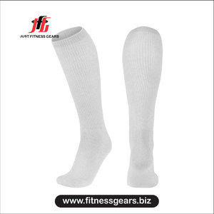 Knee High Nylon Seamless Anti-Slip Football <b>Compression</b> <b>Socks</b> Solid Black for Adult Casual Sports - Product Image 5