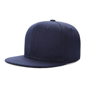 Unstructured Snapback Custom 5 Panel Embroidery Cotton <b>Hat</b> With Rope <b>Flat</b> Bill Vintage <b>Flat</b> Brim Caps Wholesale Manufacturer OEM - Product Image 1