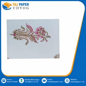 Hojas de Papel Tradicionales Impresas a Mano, Papel Hecho a Mano, Mayorista, Fabricante, Proveedor y Exportador en India - Product Image 6