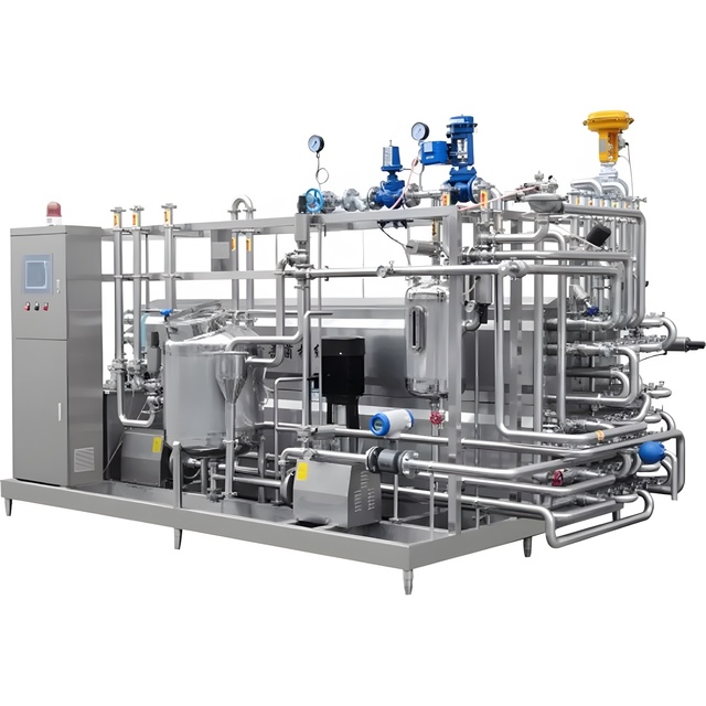 Tubular Pasteurizer 500-20000L Fully Automatic High-Accuracy Pump for Industrial Milk Production
