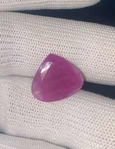 Rubí natural de corte corazón rojo claro de 11.50 quilates, joyería de gemas de SHRI KRISHNA ASHIRWAD GEMS - Product Image 1