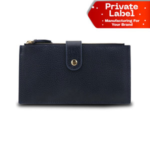 Factory Direct Leather <b>Smart</b> <b>Wallet</b> with Air Tag Slot RFID Aluminum Card Holder Custom Logo Pop Up Credit Card <b>Wallet</b> Genuine - Product Image 1