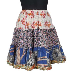Bohemian Mini <b>Skirts</b> Party and Beach Wear Summer Wear Women Clothing Mini Patch Work <b>Skirts</b> Boho Festival Gypsy <b>Patchwork</b> Boho - Product Image 3