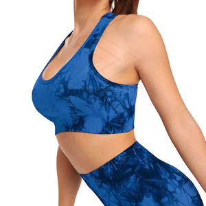 Conjunto de Yoga para Mujer Fabricado en Pakistán - Ecológico, Ligero, Diseño Sólido, para Uso en Exteriores, Spandex/Poliéster, Conjunto de 2 Piezas - Product Image 5