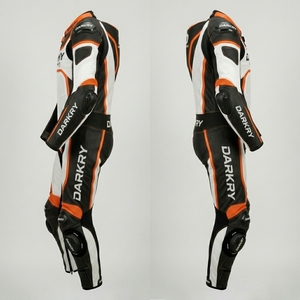 Traje de Cuero Personalizado para Motociclismo de Competición al por Mayor OEM, Equipo de Protección para Motociclistas para Días de Pista, Ropa de Cuero Vacuno con Armadura CE - Product Image 4
