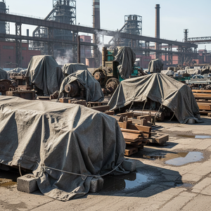 Lona Industrial Resistente, Lona de Plástico PE Resistente a Desgarros para Almacenamiento de Carga y Uso en Construcción, para Exportaciones en India - Product Image 6