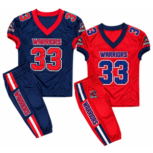 Maillot de football américain personnalisé pour homme, col en V, épaules rayées, respirant, uniforme d'équipe, vêtements de sport, t-shirt d'entraînement - Product Image 5
