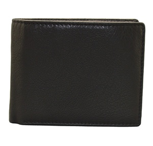 <b>Men's</b> Genuine Leather Bifold <b>Wallet</b> with Multi-Card Slots and Fold Closure Minimalist Design Short Size - Product Image 5